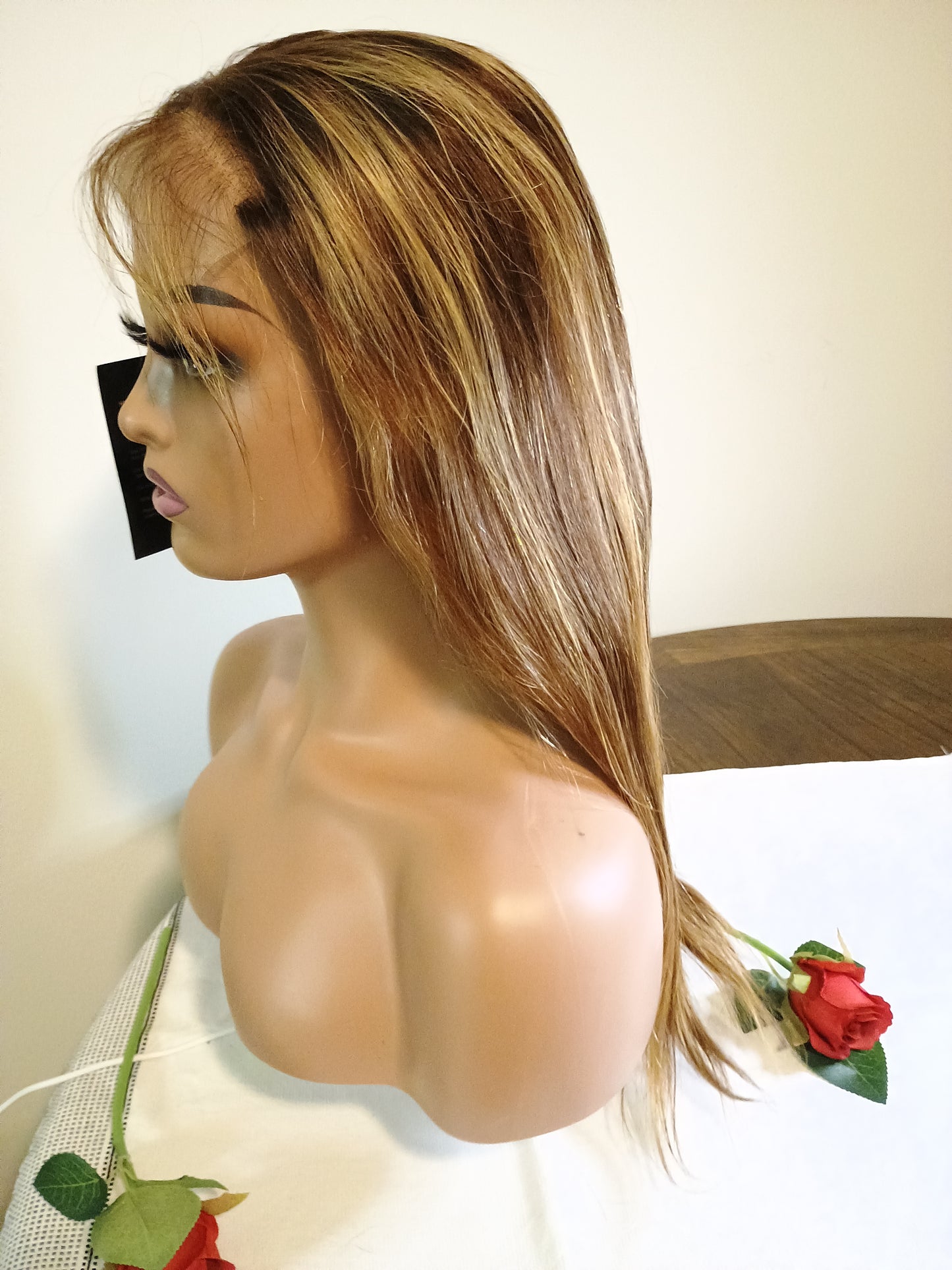 Straight human hair 5x5 lace wig