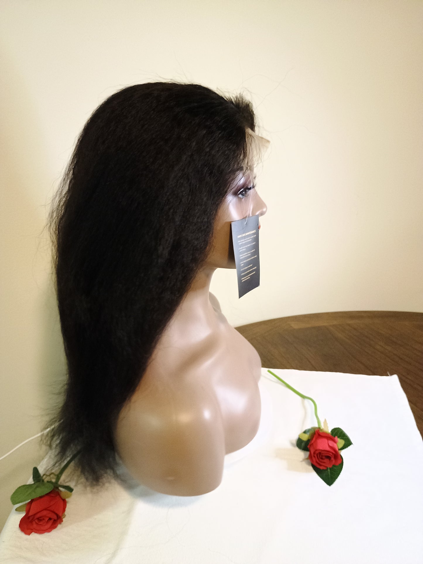 Yaki Straight 5x5 Human hair wig