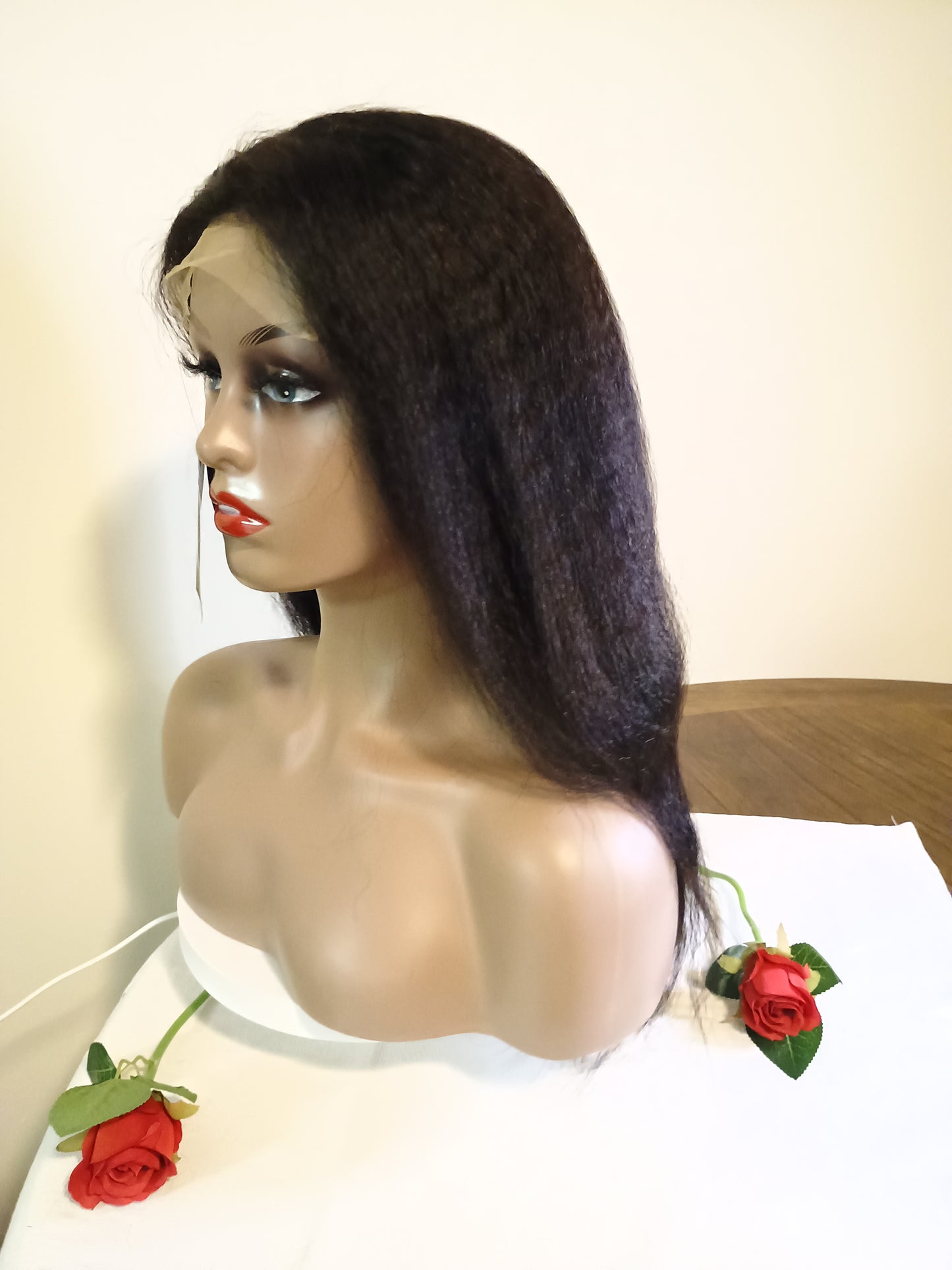 Yaki Straight 5x5 Human hair wig