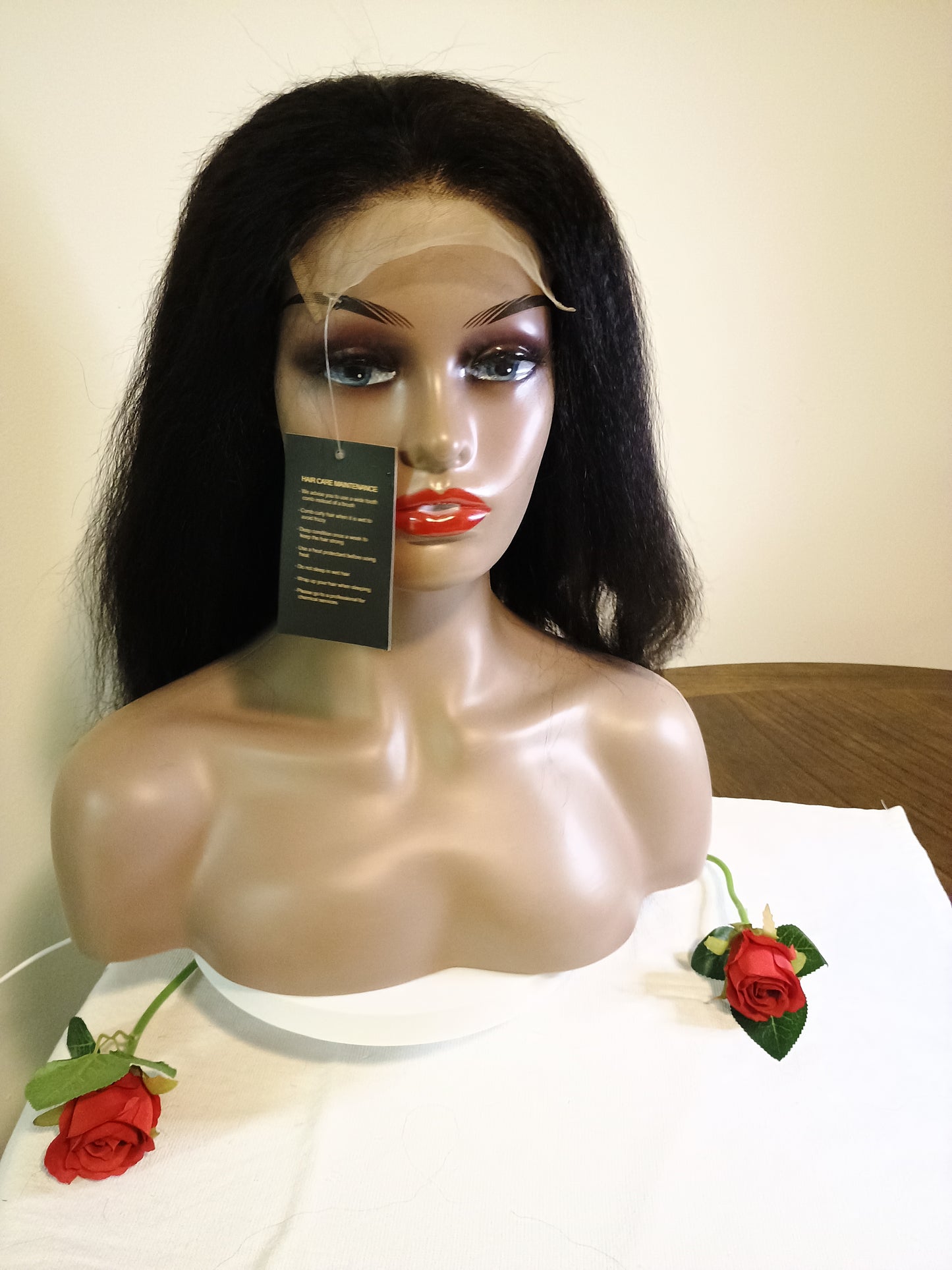 Yaki Straight 5x5 Human hair wig
